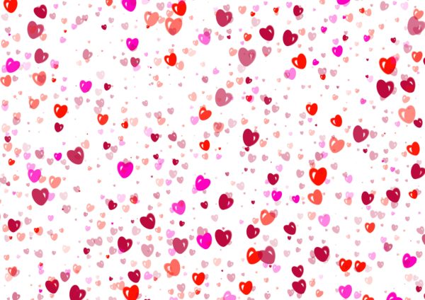 Heart abstract backround pattern