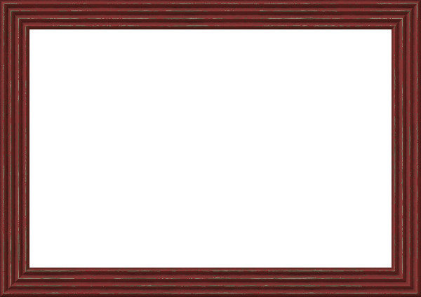 Red picture frame border